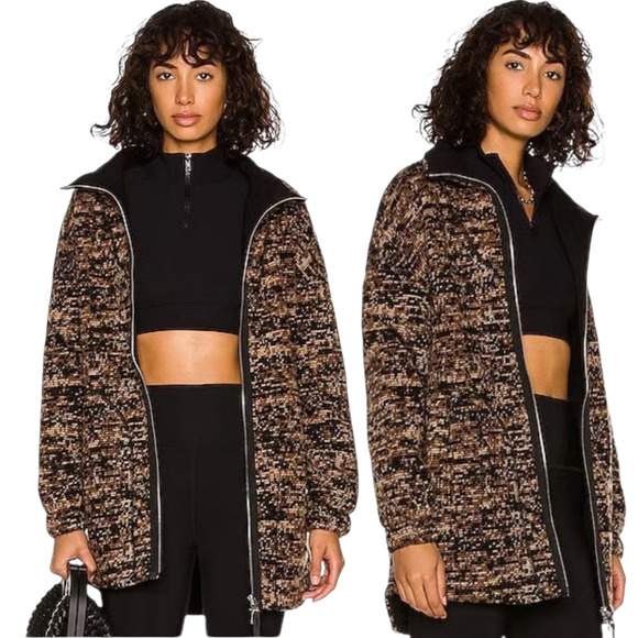 Varley Romar Jacket in Brown Speckle - Medium - Picture 13 of 14